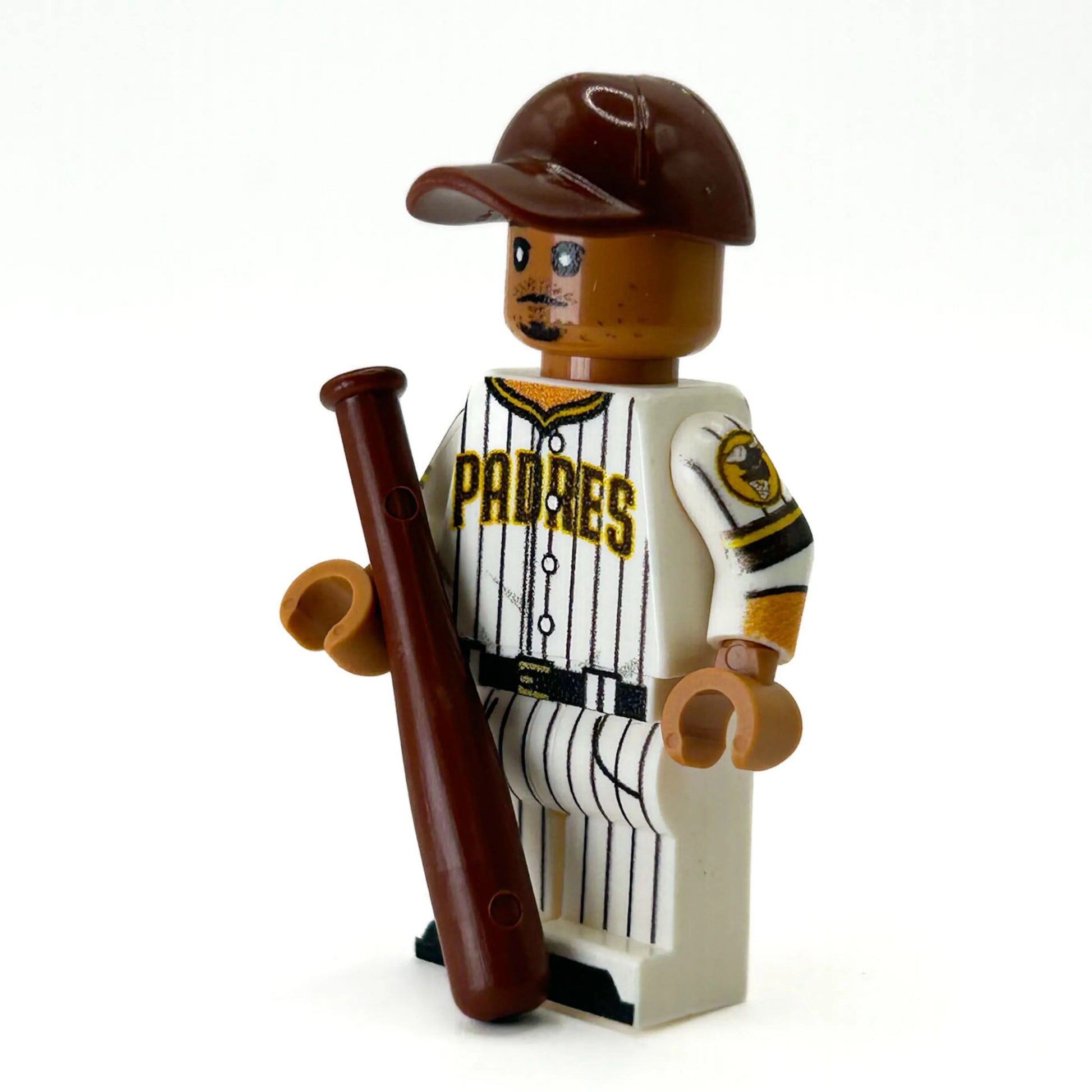 Manny #13 San Diego Baseball Player Minifig made using LEGO parts - B3 Customs - ToylandEU