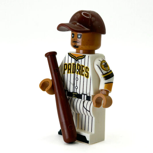 Manny #13 San Diego Baseball Player Minifig made using LEGO parts - B3 Customs - ToylandEU