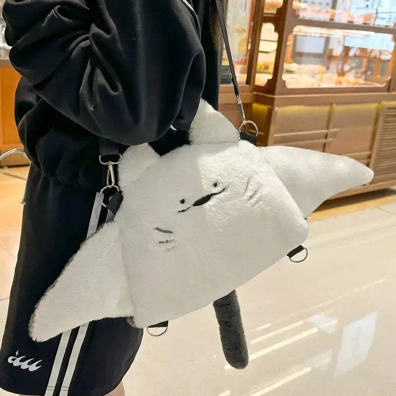 Manta Ray Plush Backpack Cute Shoulder Bag For Kids - ToylandEU