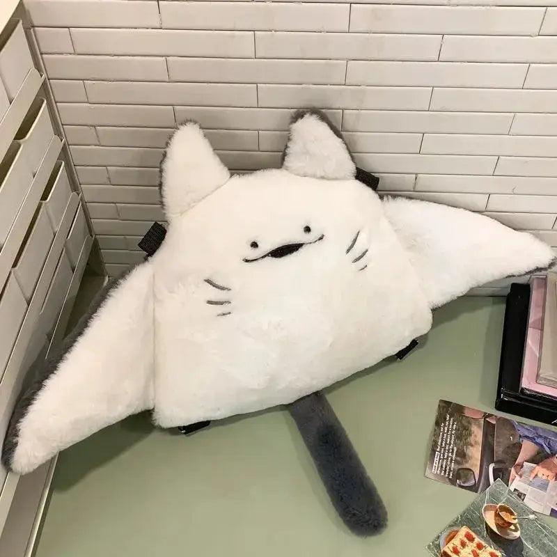 Manta Ray Plush Backpack for Kids Soft Cotton Design -  ToylandEU™