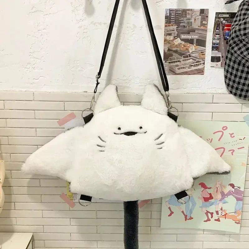  Manta Ray Plush Backpack for Kids Soft Cotton Design -  ToylandEU™