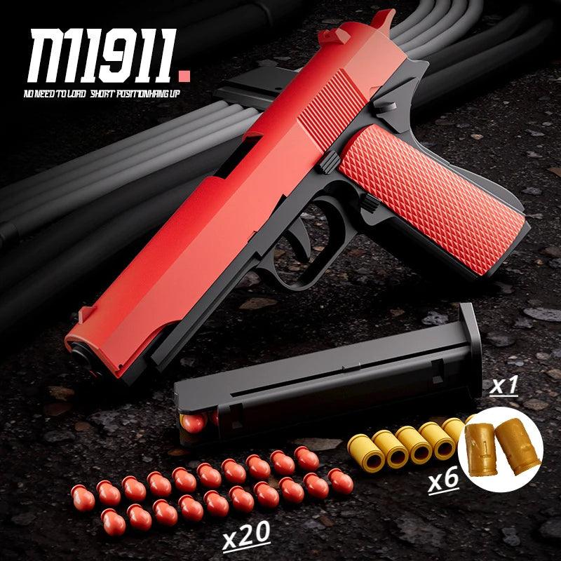 Manual Airsoft Pistol | Soft Bullets | Toylandeu™
