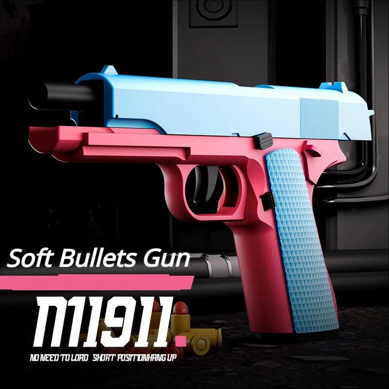 Manual Airsoft Pistol | Soft Bullets | Toylandeu™