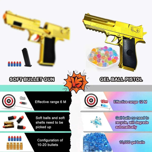  Manual Blaster Pistol - Gel Ball Blaster For Outdoor Fun -  ToylandEU™