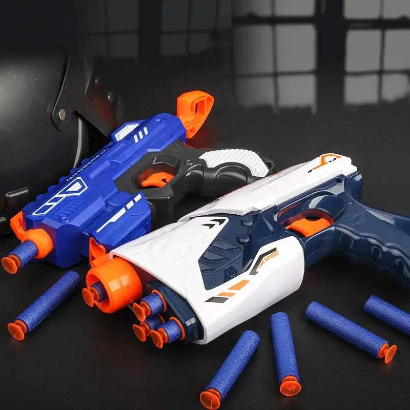 Manual Foam Dart Blaster Toy Gun For Kids Long Range - ToylandEU