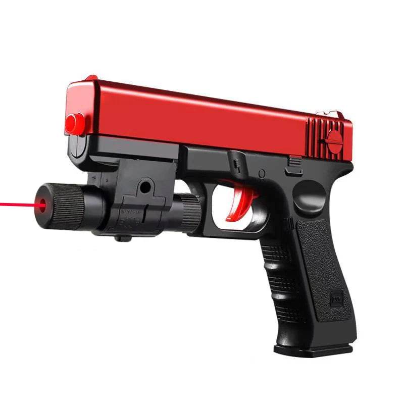 Manual G17 Gel Toy Gun With Laser Soft Bullet Airsoft Pistol - ToylandEU