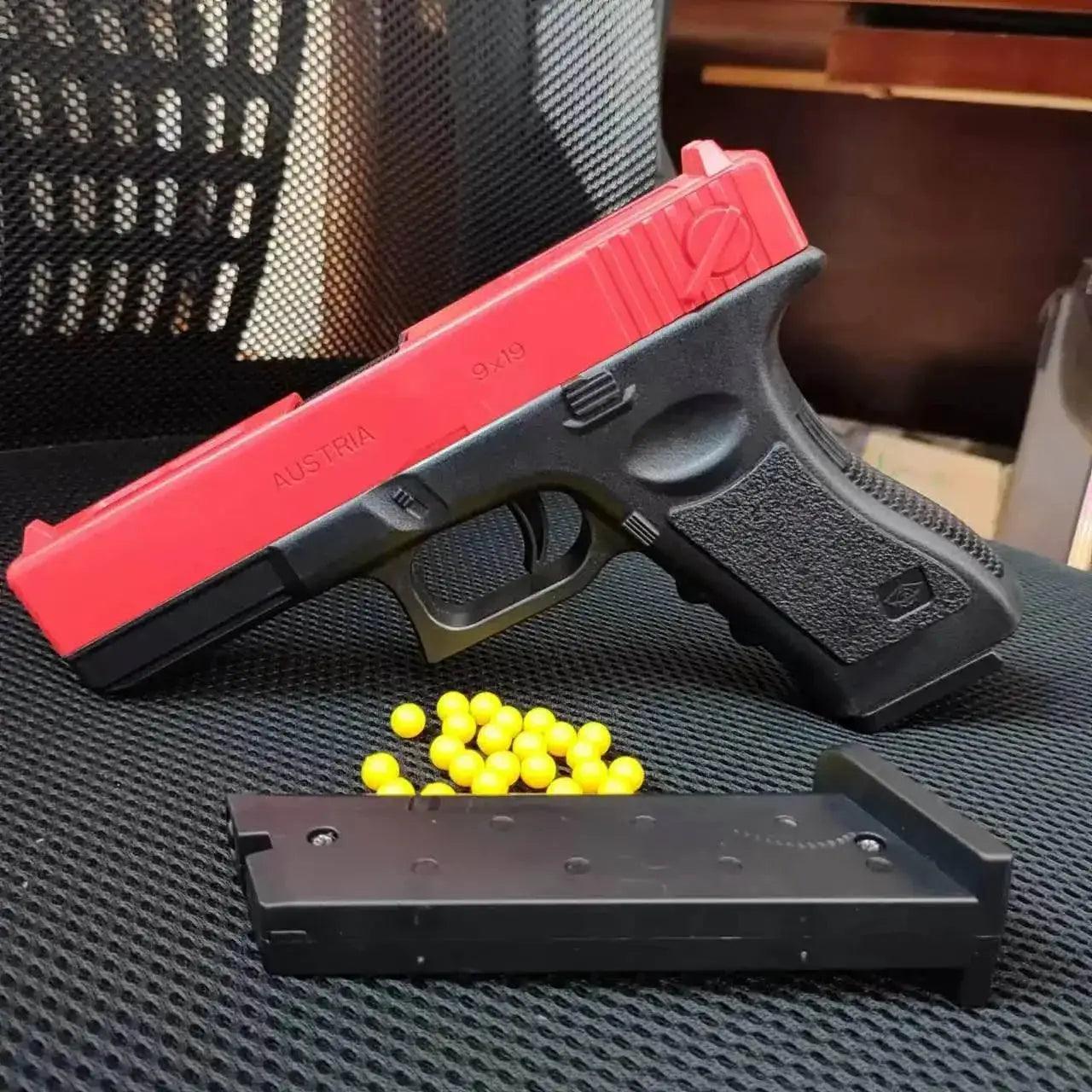 Manual G17 Toy Pistol With Laser Soft Bullet For Kids Gift -  ToylandEU™