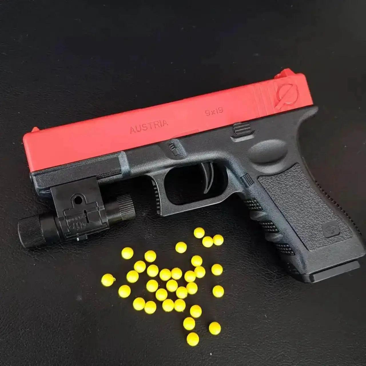  Manual G17 Toy Pistol With Laser Soft Bullet For Kids Gift -  ToylandEU™