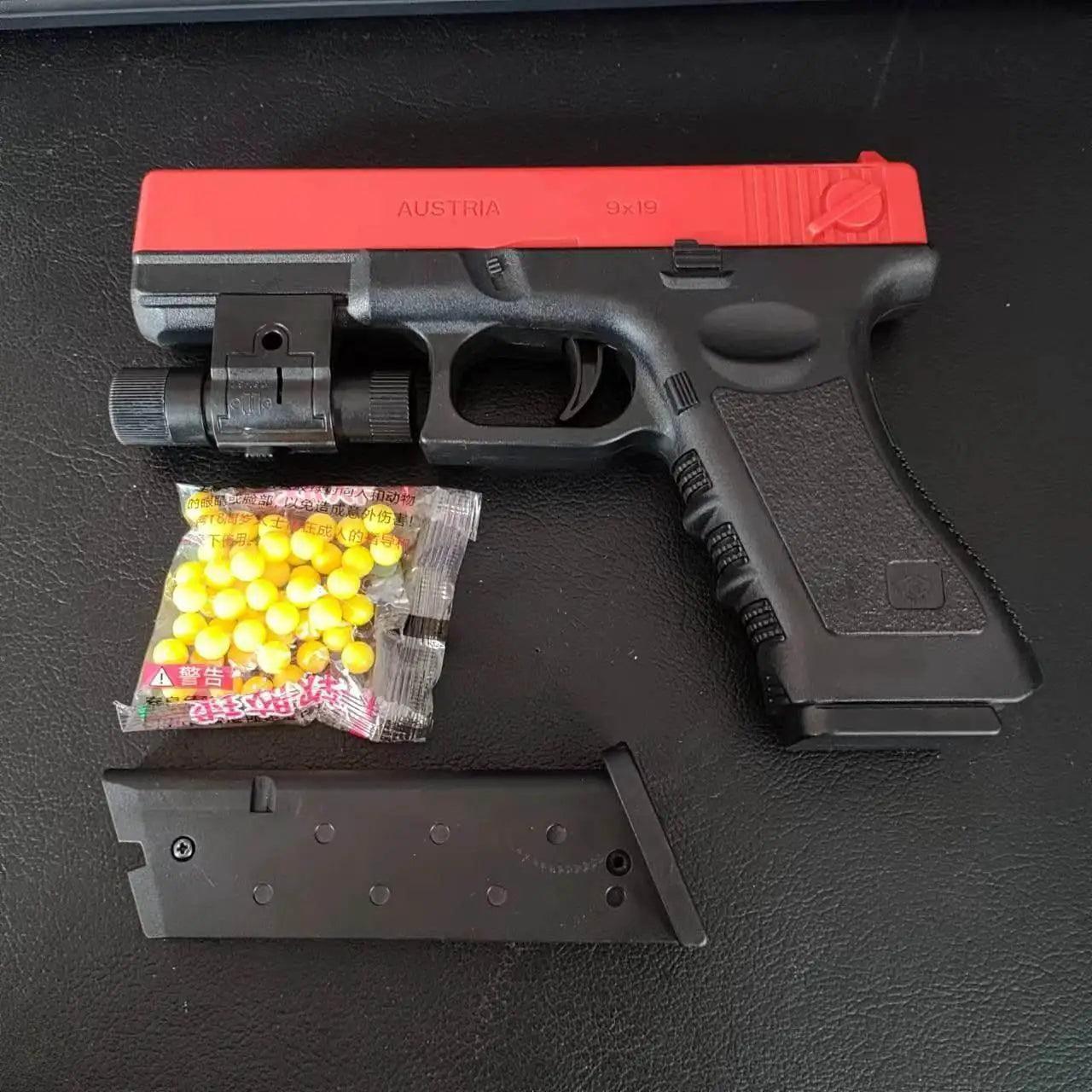  Manual G17 Toy Pistol With Laser Soft Bullet For Kids Gift -  ToylandEU™