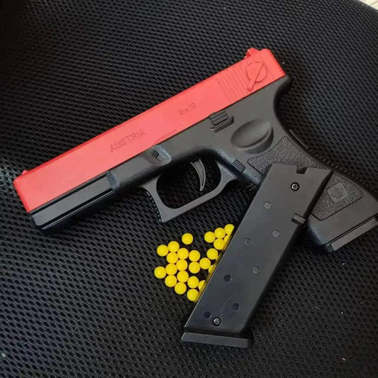  Manual G17 Toy Pistol With Laser Soft Bullet For Kids Gift -  ToylandEU™
