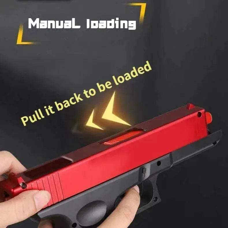  Manual G17 Toy Pistol With Laser Soft Bullet For Kids Gift -  ToylandEU™