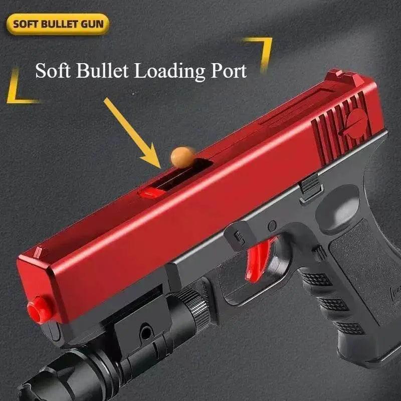  Manual Pistol Soft Bullet G17 Toy Gun For Kids Gift -  ToylandEU™