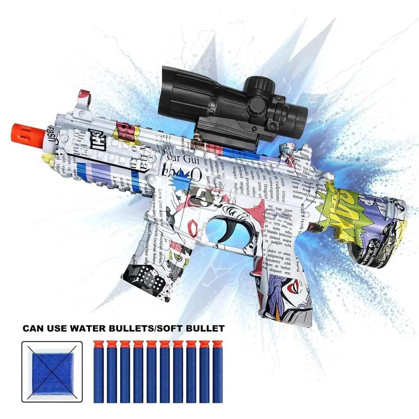 Manual Toy Gun Gel Ball Blaster Summer Outdoor Team Game - ToylandEU