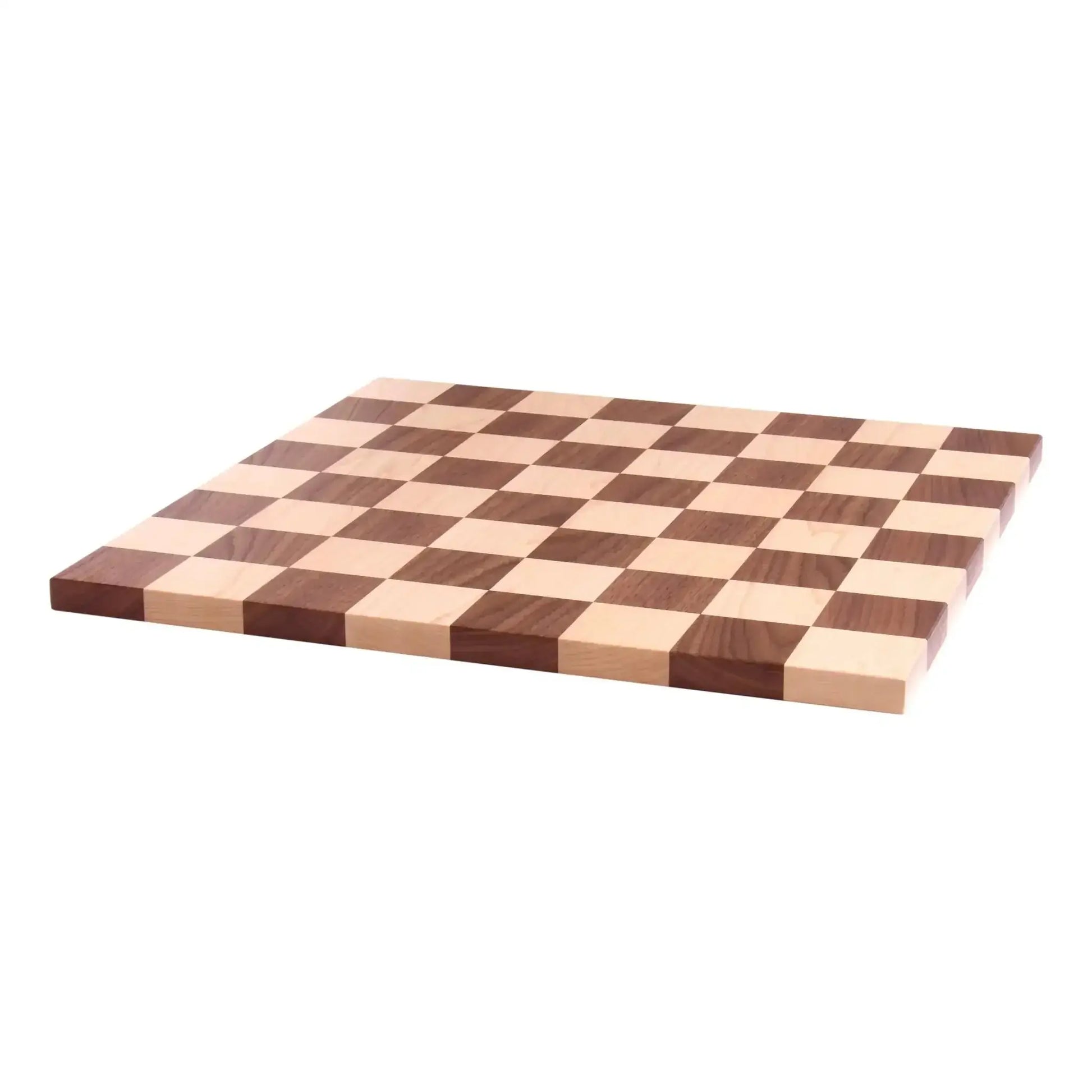 Maple/Walnut Hardwood 18" Chess and Checkers Wooden Game Board - ToylandEU