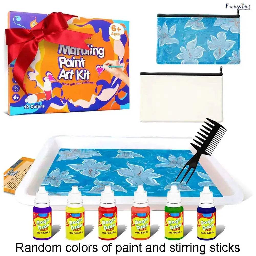 Marble Painting Kit For Kids Easy Water Marbling Fun - ToylandEU