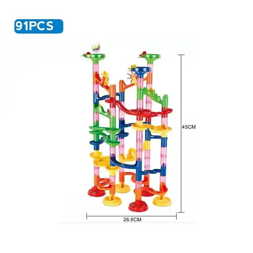  Marble Run Building Blocks Kit For 3D Maze STEM Fun -  ToylandEU™