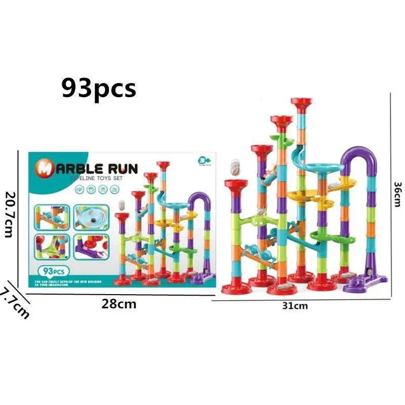  Marble Run Building Blocks Kit For 3D Maze STEM Fun -  ToylandEU™