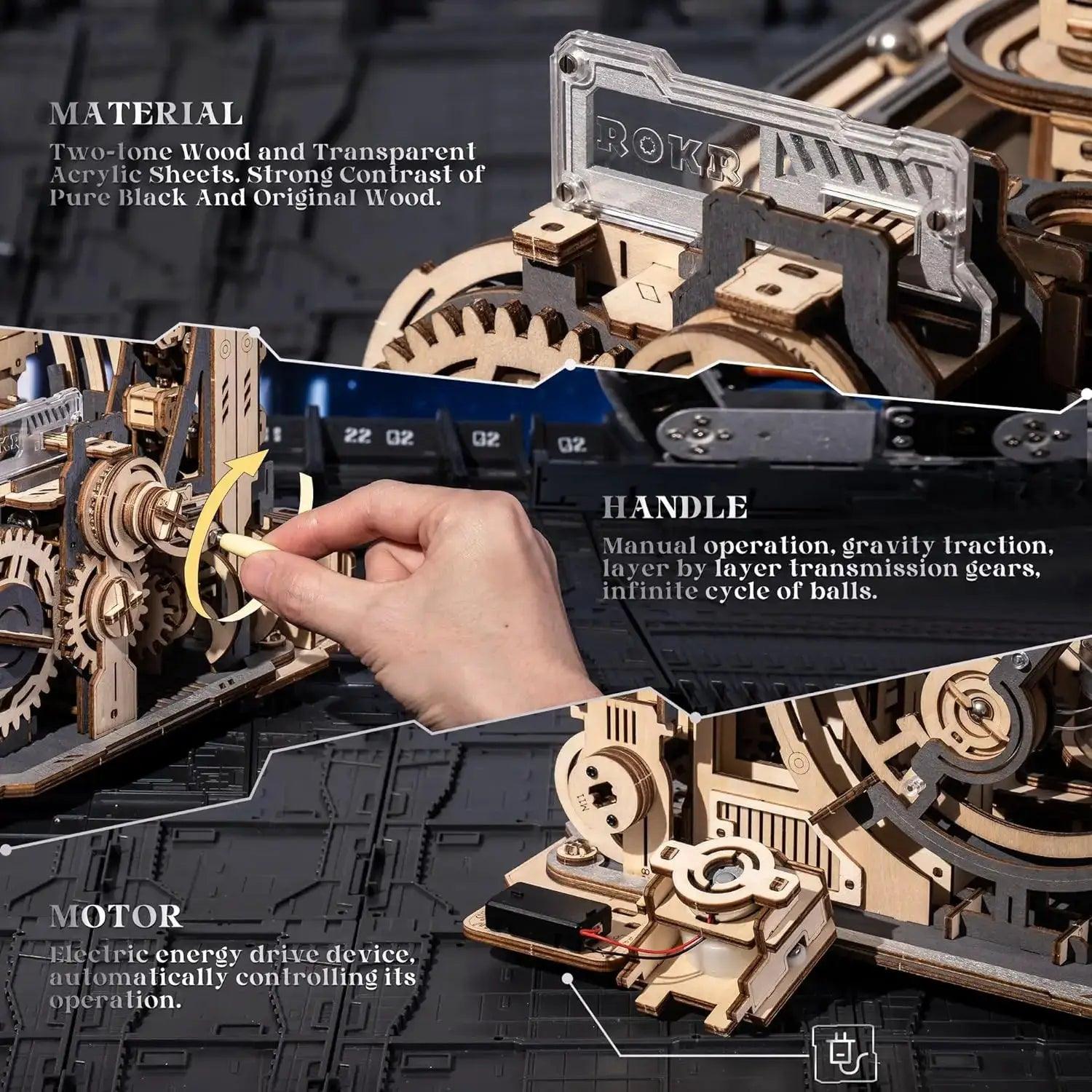  Marble Spaceport Wooden Model Kit For Teens And Adults -  ToylandEU™