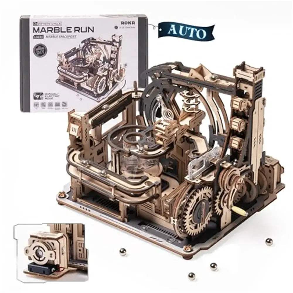  Marble Spaceport Wooden Model Kit For Teens And Adults -  ToylandEU™