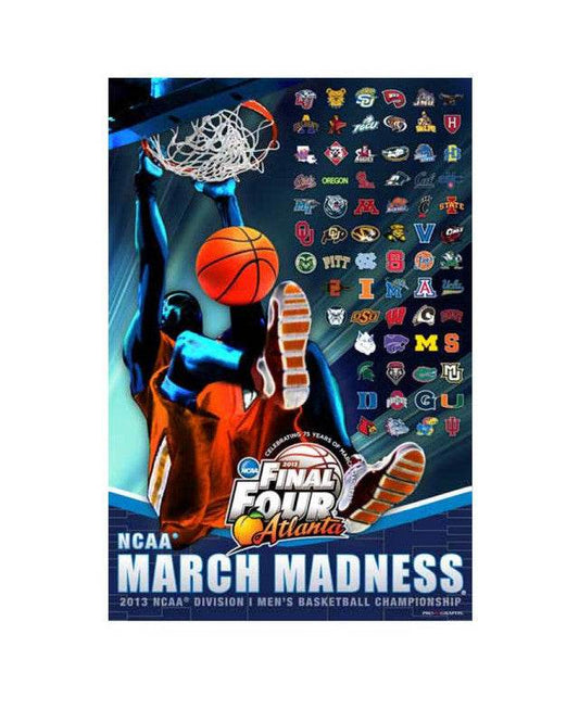 March Madness 2013 Field of 68 Poster Edition Two CO - ToylandEU