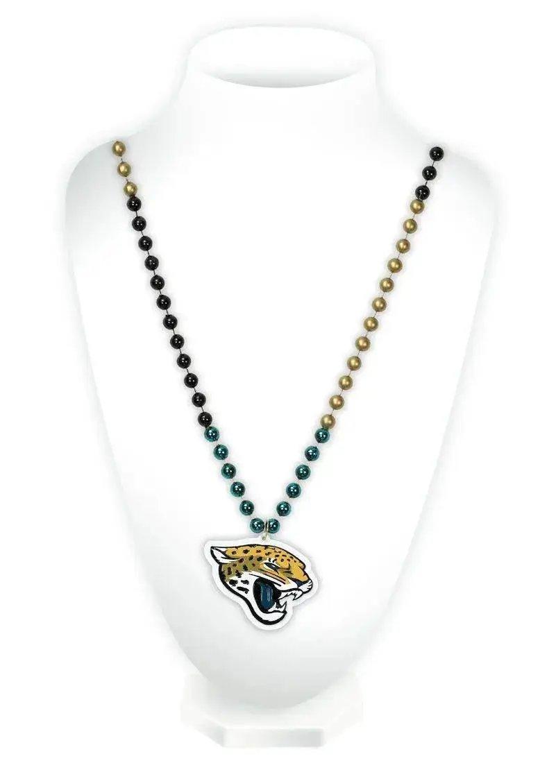  Jacksonville Jaguars Mardi Gras Beads With Medallion -  ToylandEU™