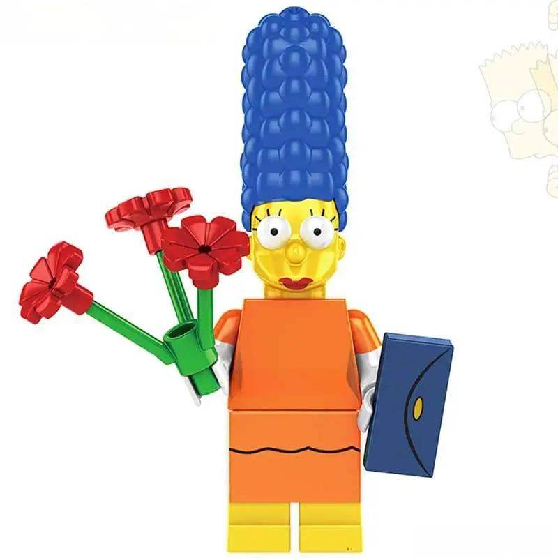 Marge Simpson | The Simpsons Lego Minifigures Custom toys New - Minifigure Toys