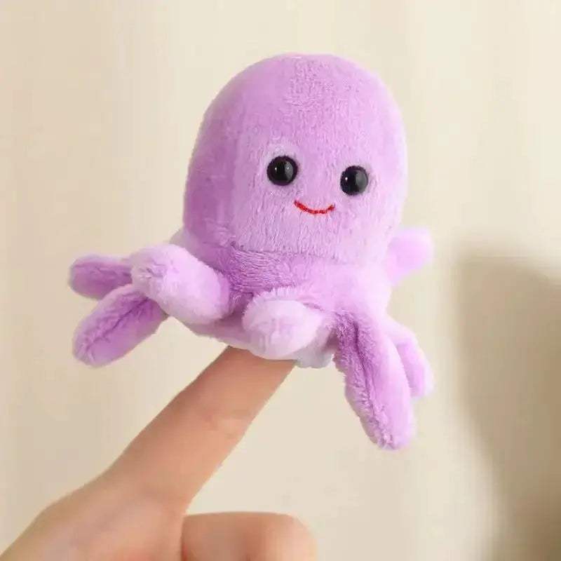 Marine Animal Finger Puppet Plush Toy 9cm Handmade - ToylandEU