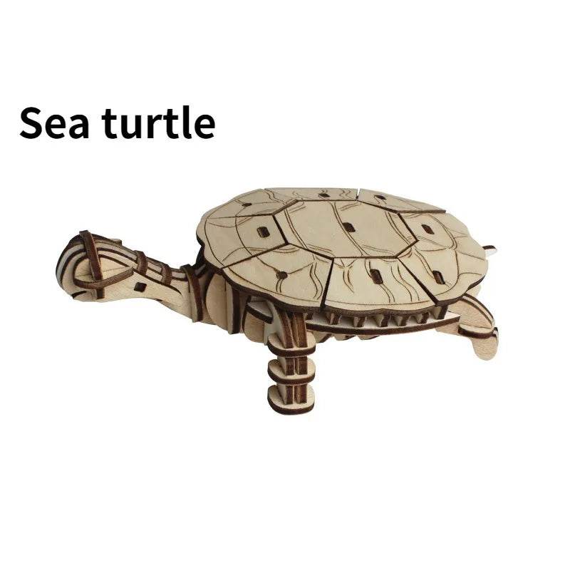 Marine Life Series 3D Wooden Puzzle Educational Toys for Kids - ToylandEU