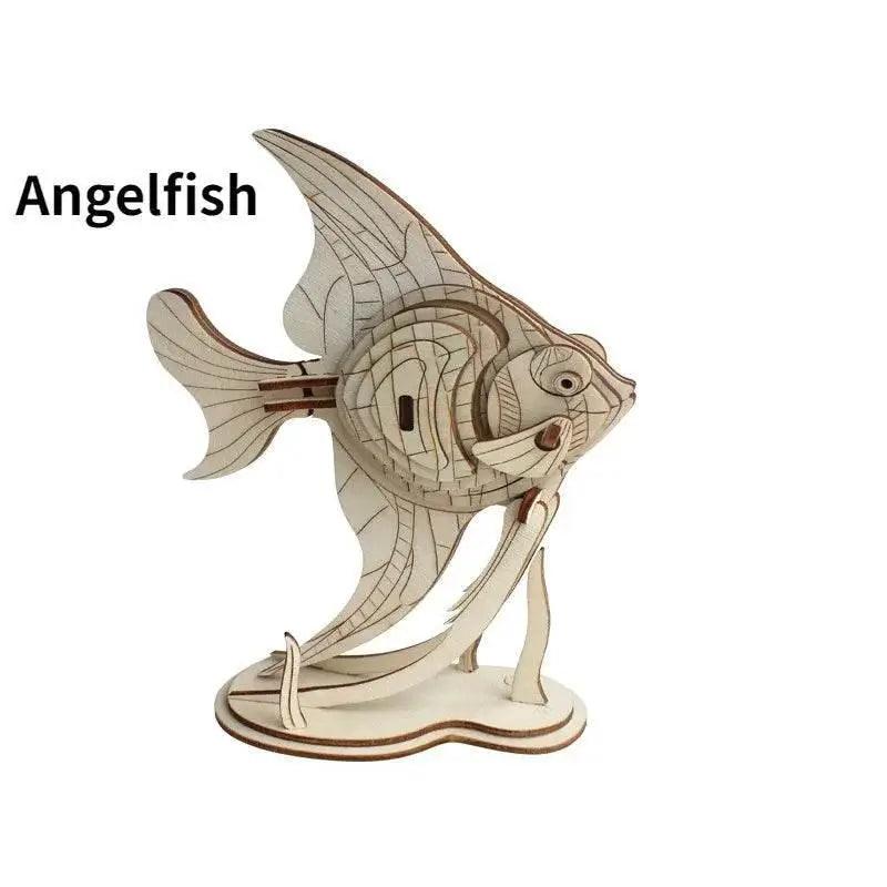  Marine Life Series 3D Wooden Puzzle Gift for Kids -  ToylandEU™