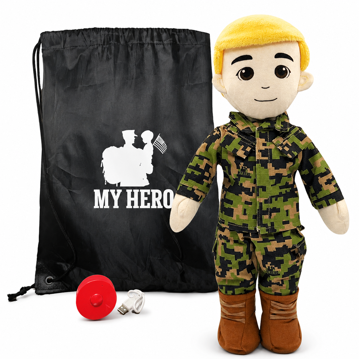  Recordable Plush Marine Daddy Doll Keepsake Gift 
