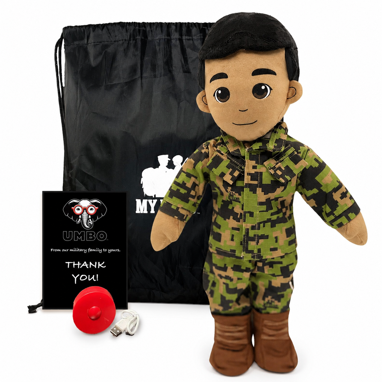  Recordable Plush Marine Daddy Doll Keepsake Gift 