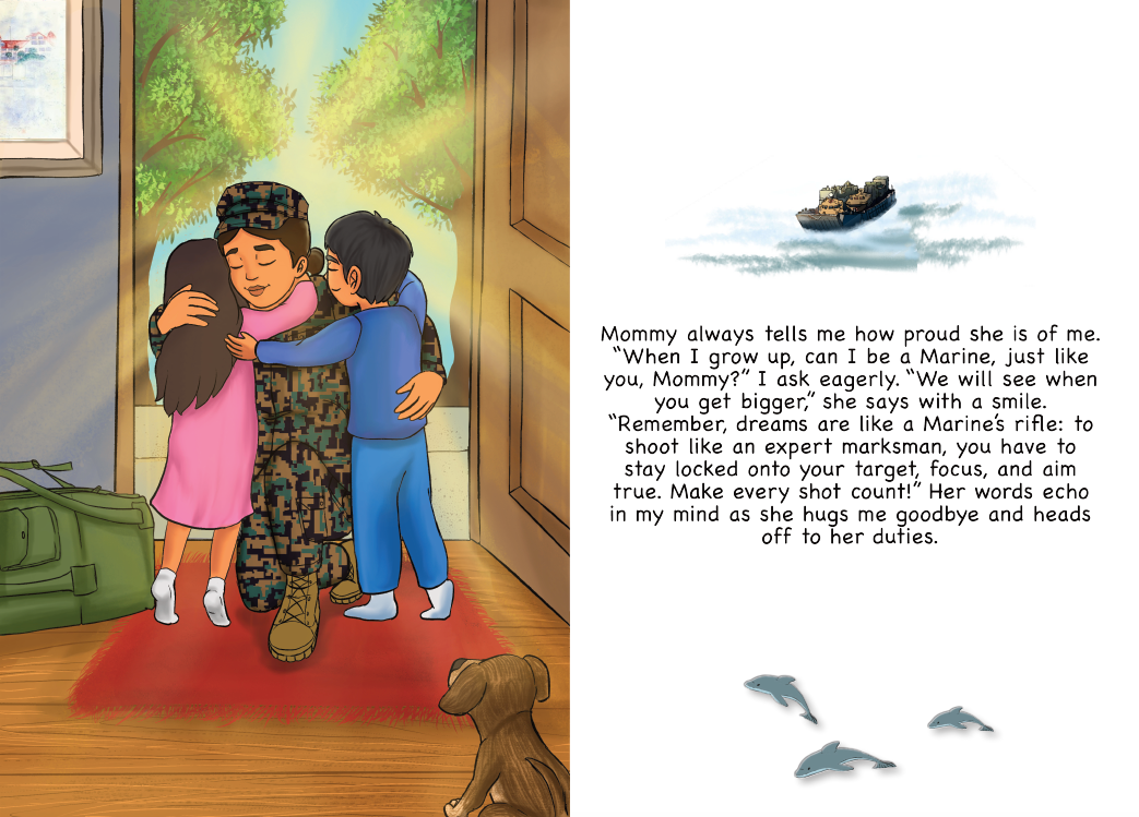  My Mommy My Marine Childrens Book Heartfelt Tale 