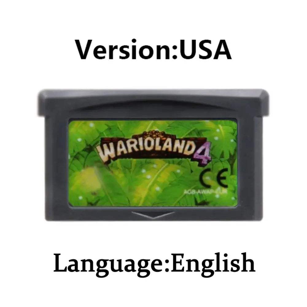  Mario GBA Game Cartridge EUR USA Version Wario Land 4 -  ToylandEU™
