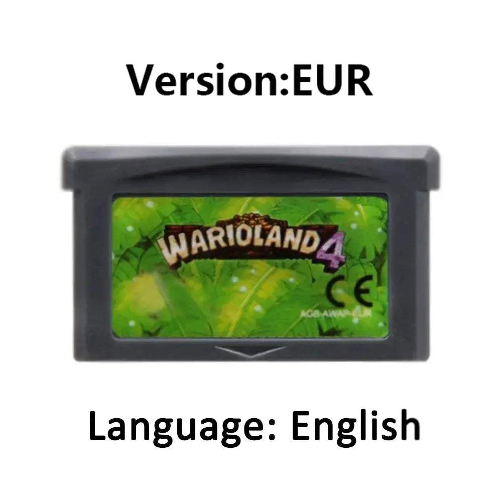  Mario GBA Game Cartridge EUR USA Version Wario Land 4 -  ToylandEU™