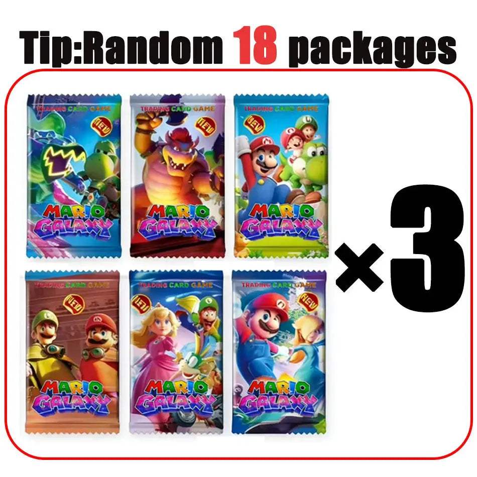 Mario Galaxy Card Pack 288 Cards Collectible Set for Nintendo - ToylandEU