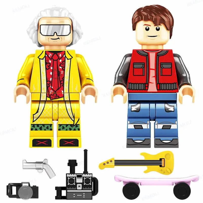 LEGO Compatible Marty And Doc Figure Set For Collectors - ToylandEU
