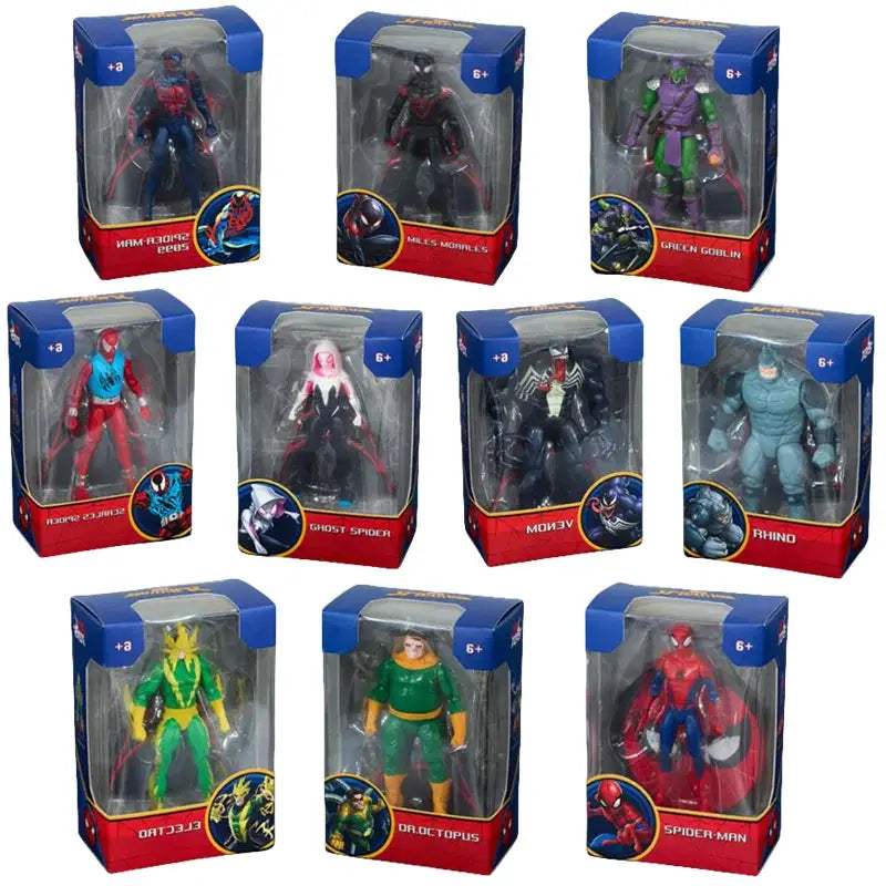  Marvel Action Figure Set Movable SpiderMan Iron Man -  ToylandEU™