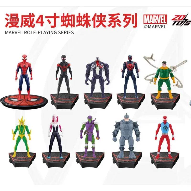  Marvel Action Figure Set Movable SpiderMan Iron Man -  ToylandEU™