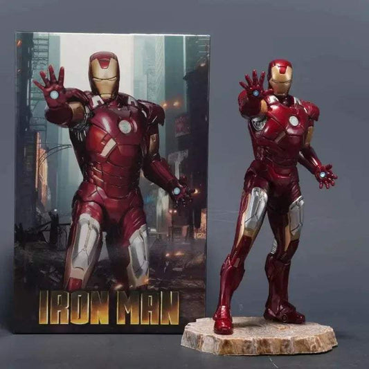  Marvel Action Figures Iron Man Black Panther Desktop Statue -  ToylandEU™