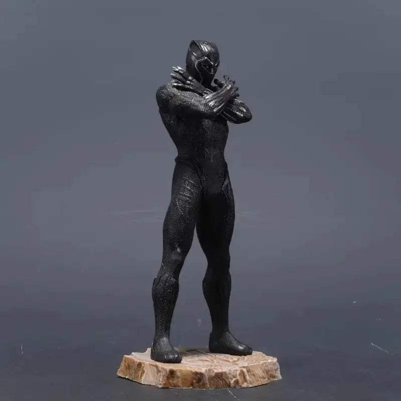  Marvel Action Figures Iron Man Black Panther Desktop Statue -  ToylandEU™