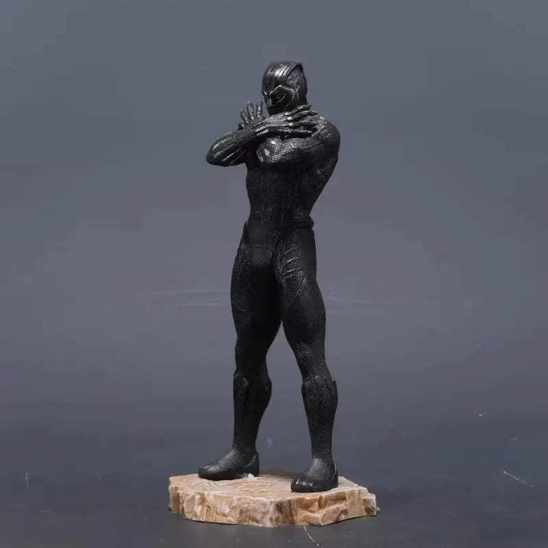  Marvel Action Figures Iron Man Black Panther Desktop Statue -  ToylandEU™