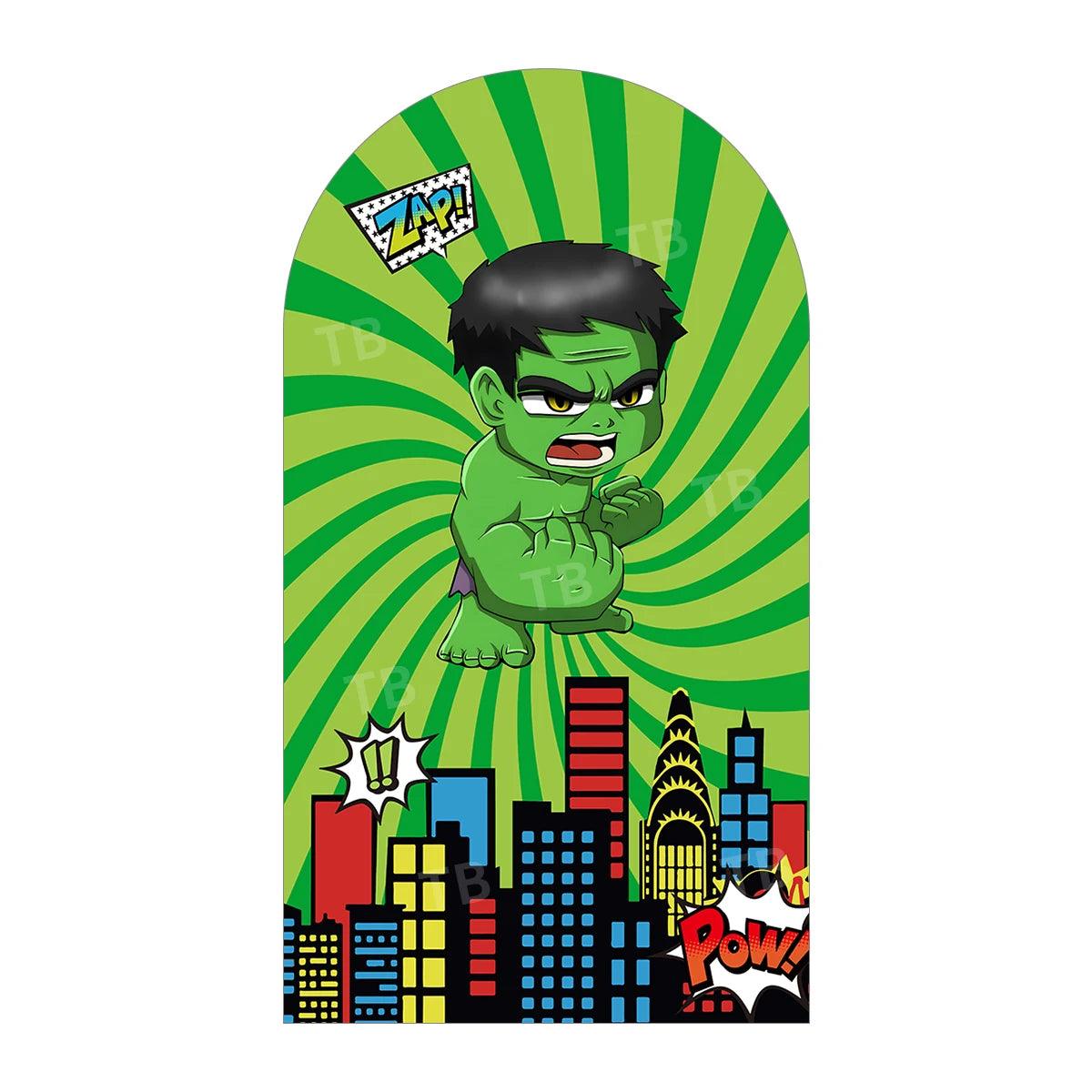 Marvel Avengers Backdrop| Custom Name 7x5ft| Toylandeu™