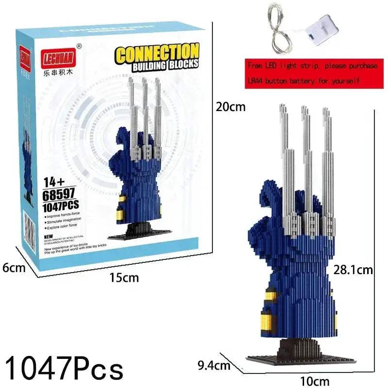 Marvel Avengers Building Blocks Iron Man Spider Man Set - ToylandEU