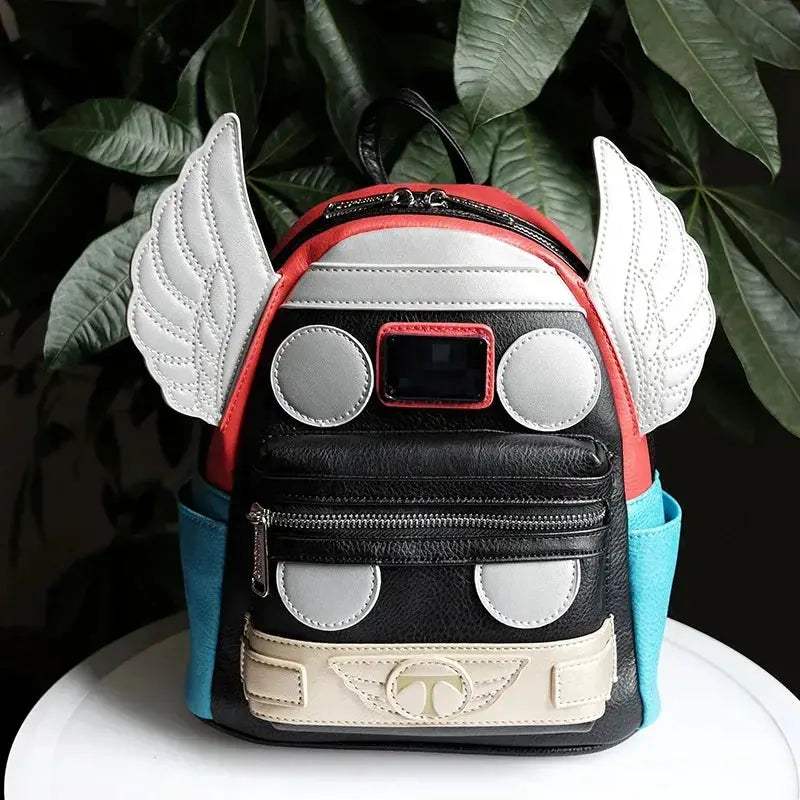 Marvel Avengers Deadpool Captain America Backpack Canvas High Capacity - ToylandEU
