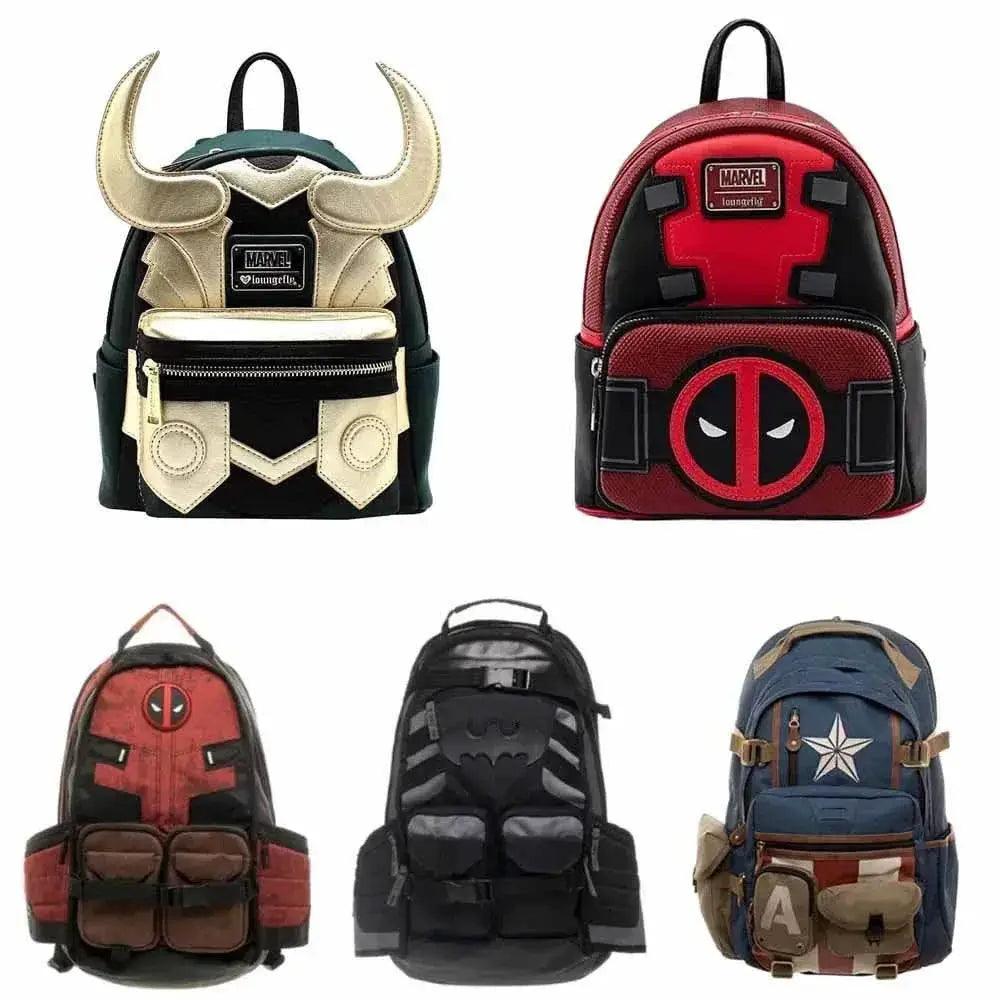  Marvel Avengers Deadpool Captains America Backpack Anime Cartoon Outdoor Leisure Travel High Capacity Backpack Gifts -  ToylandEU™