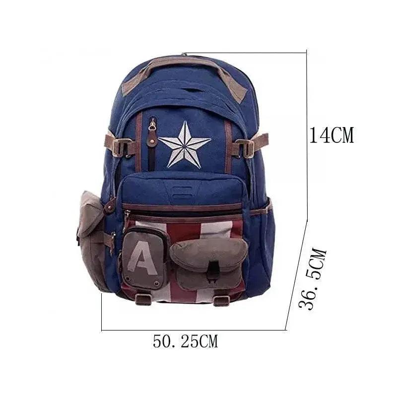  Marvel Avengers Deadpool Captains America Backpack Anime Cartoon Outdoor Leisure Travel High Capacity Backpack Gifts -  ToylandEU™