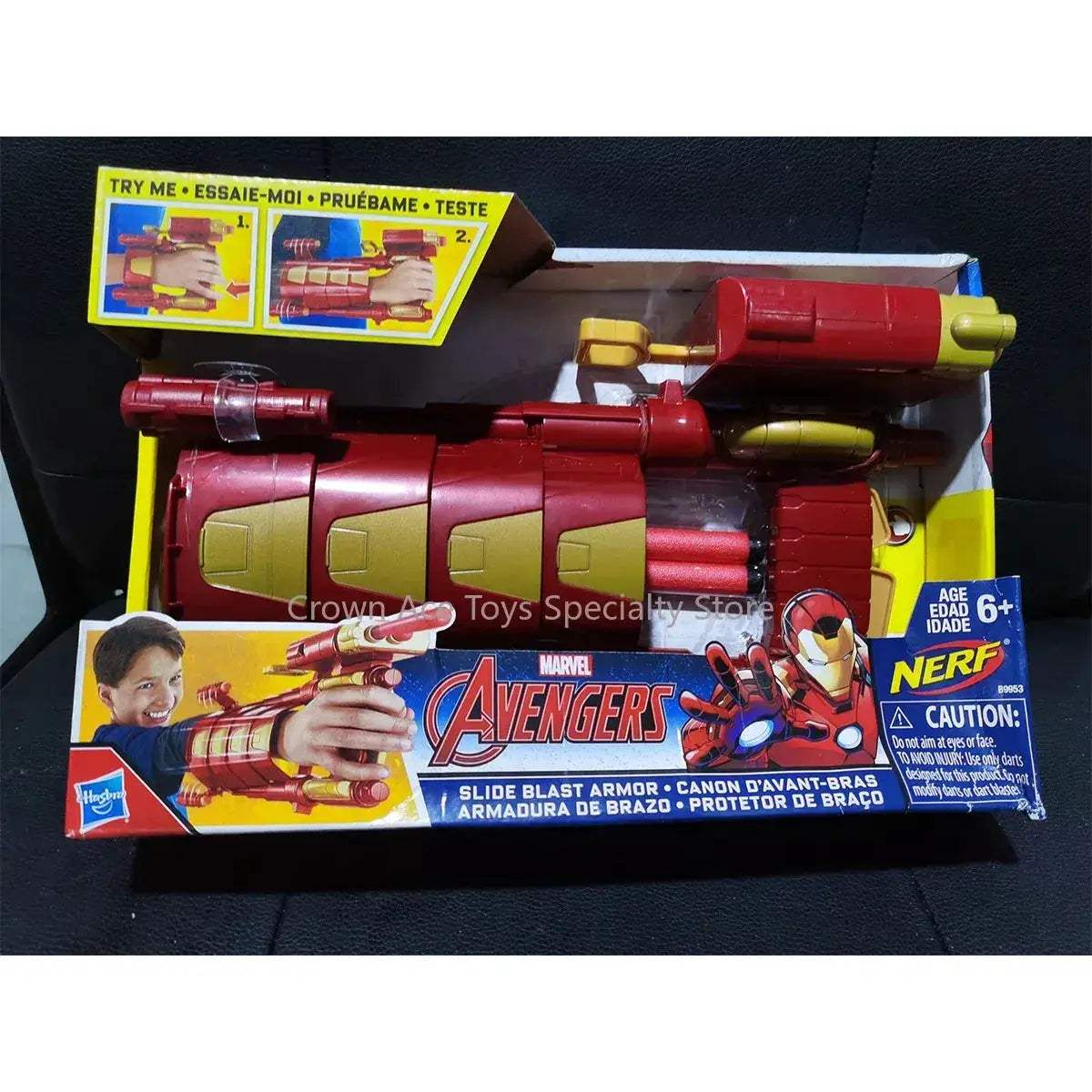 Marvel Avengers Interactive Repulsor Gauntlet Nerf Dart Blaster For Kids - ToylandEU