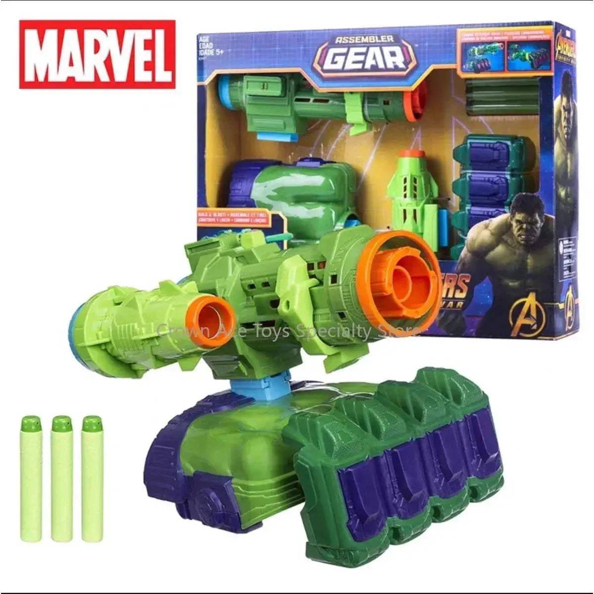 Marvel Avengers Interactive Repulsor Gauntlet Nerf Dart Blaster For Kids - ToylandEU