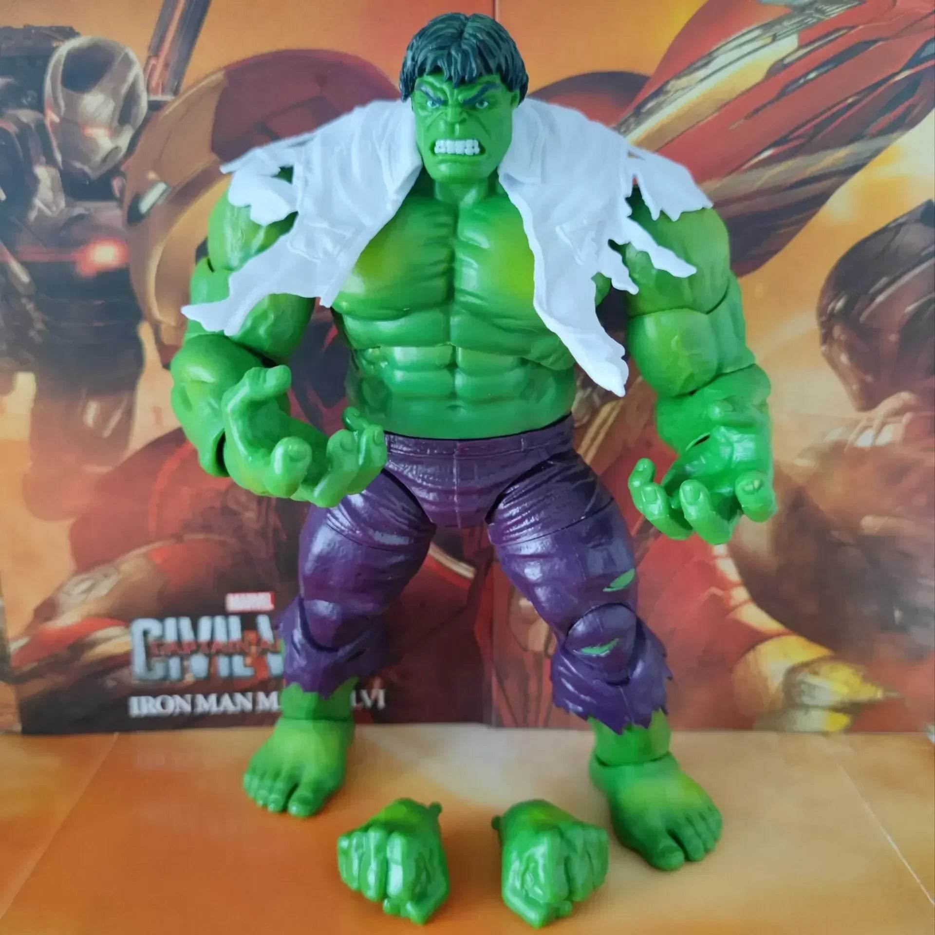 Marvel Avengers League Hulk Hulk Hulk 8 Articulated Doll Christmas Handmade Toy Children's Birthday Gift Loose Action - ToylandEU