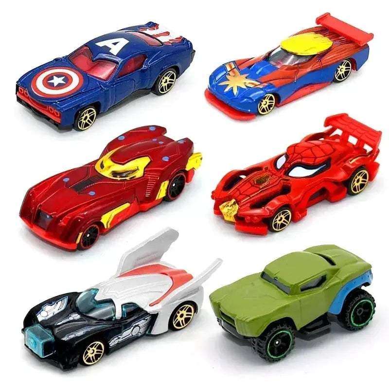  Marvel Avengers Racing Cars 6 Pack Gift For Kids -  ToylandEU™